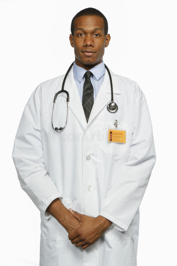 Doctor afroamericano vertical 34253199
